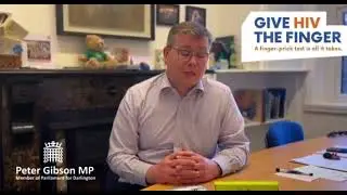 Peter Gibson MP HIV Testing Week