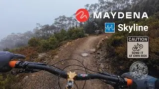 Progress in the Wet ~ Skyline Run 🌧️❄️ #MTBProgression #Maydena #RideTasmania