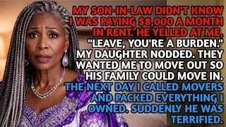 He Didn't Know I Was Paying $8,000 A Month,He Threw Me Out So I Called Movers And Made Them Homeless