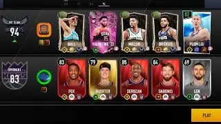 Hornets vs Kings NBA Live Mobile season 9
