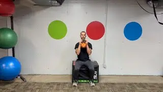 Box Squat With Pause - Goblet
