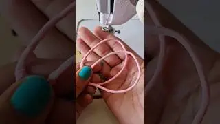 Sewing Tips And Tricks | Barik Dori Kaise Bnaye | Fabric Dori Kaise Banaye #Shorts