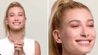 Hailey Bieber - ''Bounce and Blur'' New Collection | bareMinerals