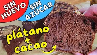 🍞 Bizcocho SIN HUEVO❗️y  SIN AZÚCAR❗️  👉 3➕1 TRUCOS