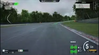 Assetto Corsa Competizione. Brands Hatch career test in the wet. Gold