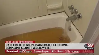 PA Office of Consumer Advocate to investigate Veolia Water over summer water discoloration issues