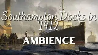 Evening on the Southampton Docks in 1912