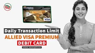 Daily Transaction Limit Of Allied VISA Premium Debit Card - Allied Bank Visa Premium ATM Card