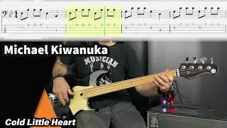 Michael Kiwanuka - Cold Little Heart (bass cover with tabs) #basscover #michaelkiwanuka