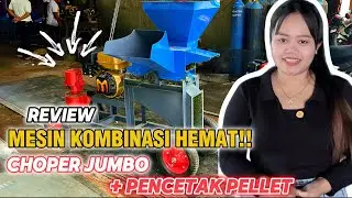 INOVASI TERBARU‼️Mesin Pencacah Rumput + Pencetak Pellet 3in1, Hemat Waktu & Biaya!