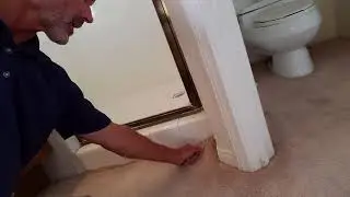 Failed shower door seal causes MAJOR rot