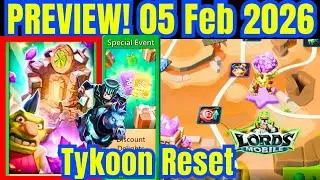 Lords Mobile &ndash; 05 February 2026 Update: packs, monsters & more, Tykoon Reset 