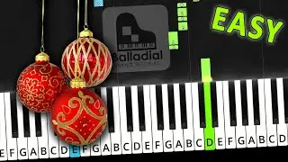 Jingle Bell Rock - Bobby Helms | EASY Piano Tutorial