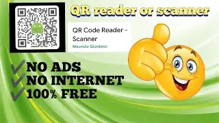 Best QR code reader/scanner -no ads, offline & free (Android App)👌✅✅✅