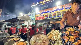 AMAZING HAIDER ROAD FOOD STREET LAHORE - FAMILY DEALS IN 1990Rs - FAISAL RESTAURANT