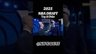 🏀2025 NBA DRAFT Top 10 Picks #1 Cooper Flagg, #2 Dylan Harper, #3 VJ Edgecombe HISTORIC DRAFT CLASS