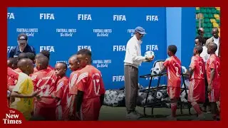 President Kagame and Gianni Infantino Light Up FIFA Football Festival at Amahoro Stadium