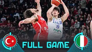T&uuml;rkiye v Italy | Full Basketball Game | FIBA EuroBasket 2025 Qualifiers