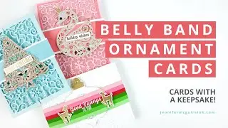 Belly Band Ornament Cards