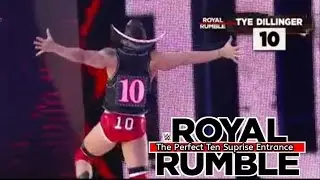 Tye Dillinger is a Surprise Entrance at The Royal Rumble 2017
