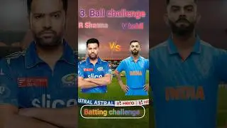R Sharma 🆚 V Kohli ||😱 Bowled Out Challenge 💪| RC  #cricket #shorts #ipl #short