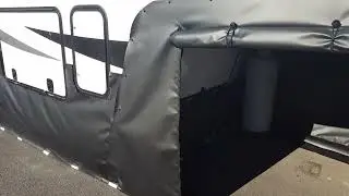 EZ Snap RV Skirting Review Videos from Cindy M Hitch Enclosure Kit
