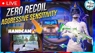 VALE PUBG 1V4 BEST SENSITIVITY AND CONTROL EVER🔥 SOLO VS SQUAD KING IS LIVE 🥳 PUBG MOBILE