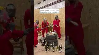 Friends Smash Up 'Rage Room' #shorts