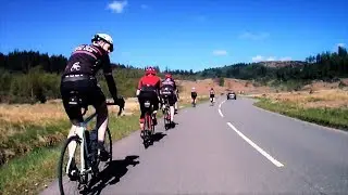 Scottish countryside on bike