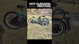 Not Guessing.Proving. #cargocycle #bike #cargobike #electriccargobike #ebike #family #test #bikelife