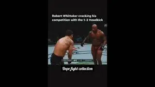 rob Whittaker perfect 1-2 head kick setup (signature move)