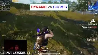 Dynamo VS Cosmic Most intense Fight Moment  | PUBG Mobile