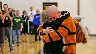 PFC Benton returns home to surprise family (shorter version)