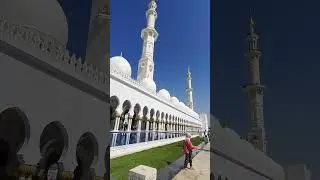 АБУ-ДАБИ, МЕЧЕТЬ ШЕЙХА ЗАЙДА (Abu Dhabi, Sheikh Zayed Grand Mosque) (1)  #Shorts