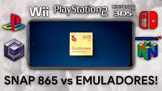 SNAPDRAGON 865 VS EMULADORES | ME SURPREENDI COM O DESEMPENHO! | EggNS, AetherSX2...
