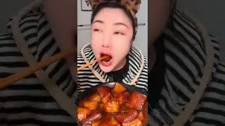 Spicy Pork With Potato Eating 🤤😋 #mukbang #food #mukbanghorfun #koreanfood #eating