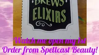Open my 1st order from Spellcast Beauty with me!