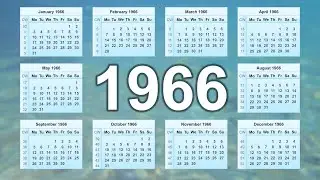 1966 Calendar