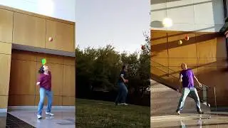 Juggling 2 Balls with My Head