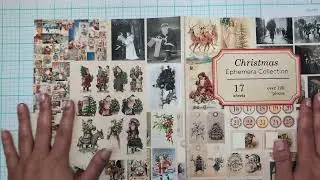 Christmas Junk Journals from Ephemera Books Part 1 #junkjournal