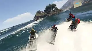 Can Spiderman win this Jet Ski Race in GTA V