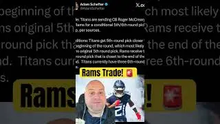 Rams Trade!! Срочные новости!! Rams Trade for CB