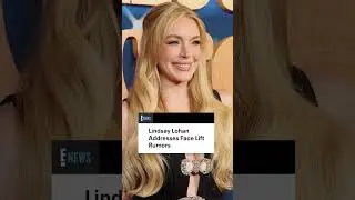 Lindsay Lohan is opening up about plastic surgery rumors.