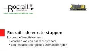 Rocrail deel 14: Loc functietoetsen een naam of symbool toekennen en automatisch aan- of uitzetten