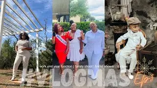 #vlogmas Ep 3 | #sayoutuber | Work function | Church function | Sister In Loves Bridal Shower & More