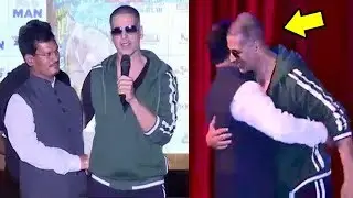 Emotional Akshay Kumar HUGS Real Life Padman A. Muruganantham On Whom The Movie Is Based