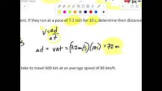 Speed and velocity Video 1 1