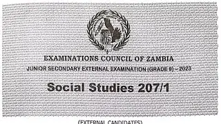 Social studies 2023 external