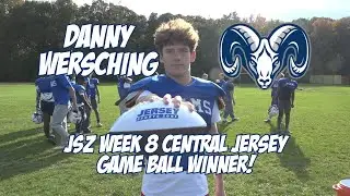 Danny Wersching wins JSZ Central Jersey Week 8 Game Ball
