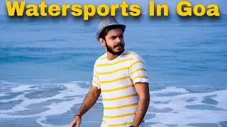 Watersports In GOA | Candolim Calangute Baga | Bumper Ride Banana Boat Parasailing Jet Ski | Gopro